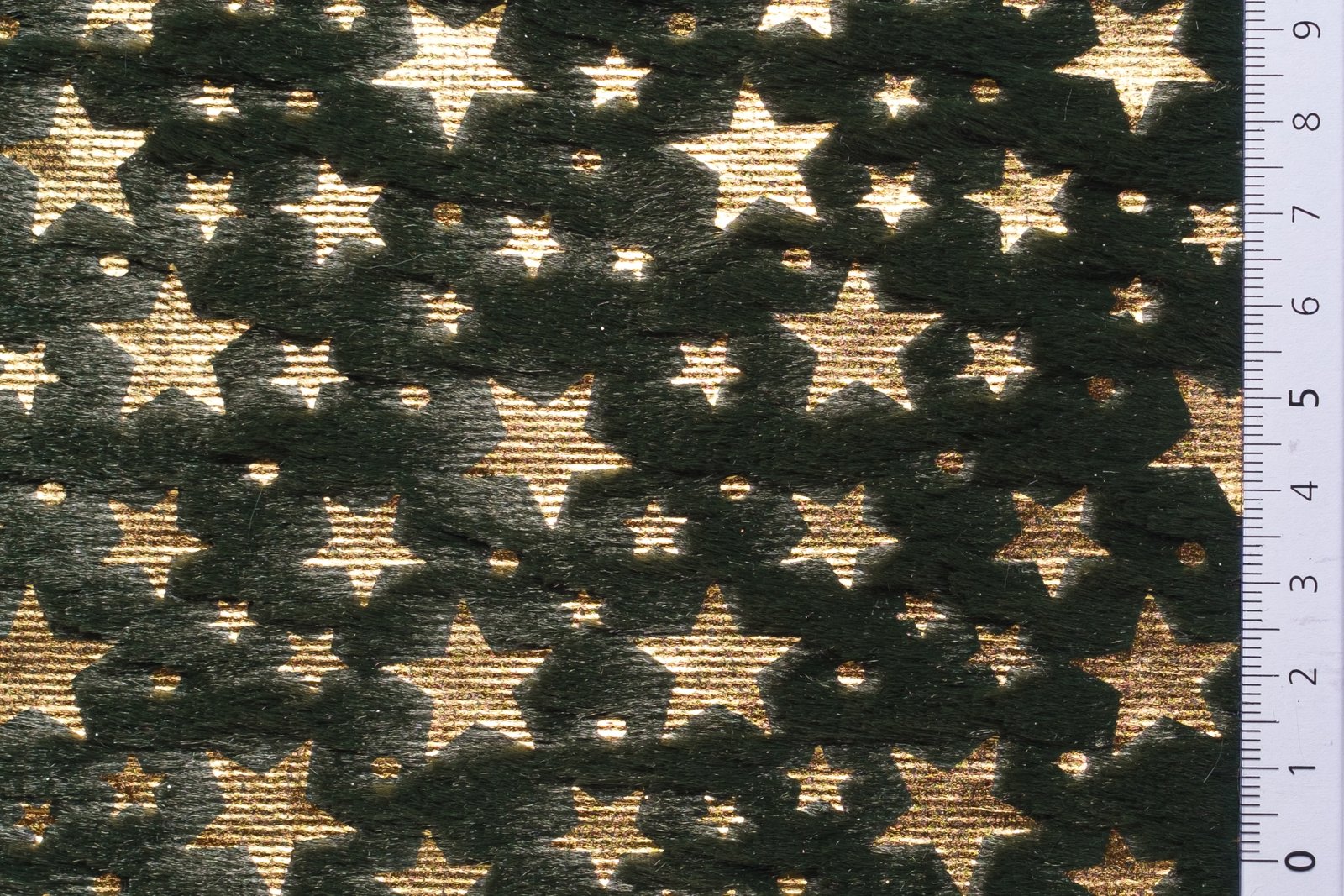 10GOUASTG000GRExxxPOL[FURRY GOLD STAR](GREEN)F